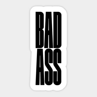 badass text Sticker